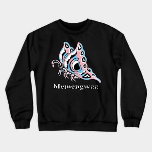 Memengwaa (Butterfly) Transgender Pride Crewneck Sweatshirt